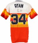 1980-82 Nolan Ryan Houston Astros Signed Home Jersey HOF (JSA)