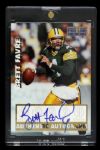 1997 Brett Favre Green Bay Packers Pro Line Signed Football Card