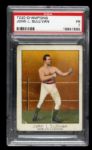 1910 John L. Sullivan T220 Mecca Cigarettes Boxing Tobacco Card (PSA PR 1)