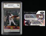 1992-2008 Derek Jeter New York Yankees Rookie Gem Mint 10 Topps Robinson Cano Asrubal Cabrera Dual Signature