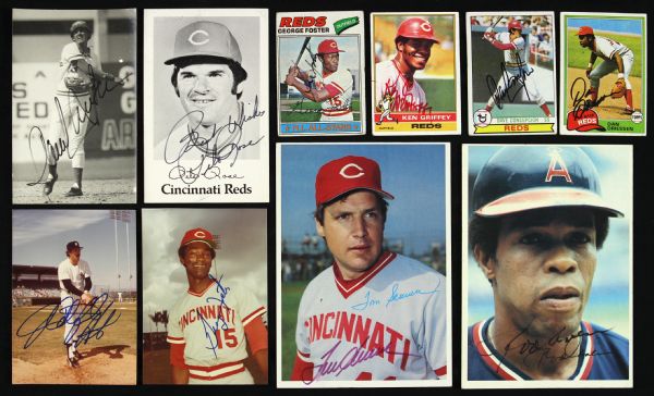 1960-80 Baseball Star Autographs Tom Seaver Rod Carew Catfish Hunter - Lot of 13 (JSA)