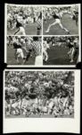 1970's Signed Football Basketball Photo Collection - Namath Grange Alworth Havlicek Lot of 12 (JSA)