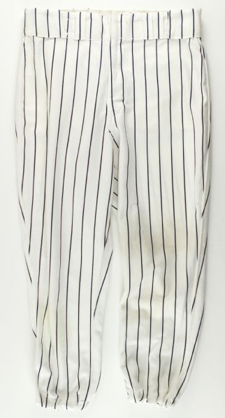 1979 Luis Tiant New York Yankees Game Worn Home Pants (MEARS LOA)