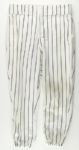1979 Luis Tiant New York Yankees Game Worn Home Pants (MEARS LOA)