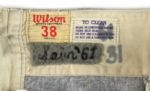 1961 Johnny Sain New York Yankees Game Worn Road Pants (MEARS LOA)
