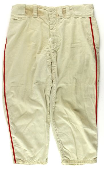 1964 Johnny Keane St. Louis Cardinals Game Worn Home Pants (MEARS LOA) World Series Season