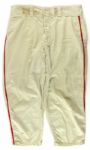 1964 Johnny Keane St. Louis Cardinals Game Worn Home Pants (MEARS LOA) World Series Season