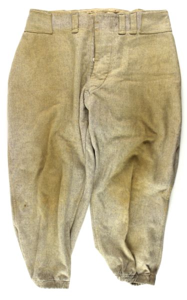1947-59 Flannel Wilson Game Worn Baseball Road Uniform Pants