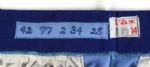 1977 Bruce Sutter Chicago Cubs Game Worn Road Pants (MEARS LOA)