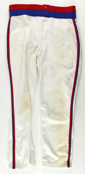 1986 Dennis Eckersley Chicago Cubs Game Worn Road Pants (MEARS LOA)