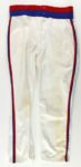 1986 Dennis Eckersley Chicago Cubs Game Worn Road Pants (MEARS LOA)