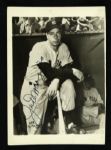 1936-99 Joe DiMaggio Signed Black and White Photo New York Yankees HOF 4" x 5" (JSA) 