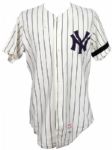 1978-79 Andy Messersmith Bruce Robinson New York Yankees Game Worn Home Jersey w/ Munson Armband (MEARS A5) 