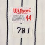 1978-79 Andy Messersmith Bruce Robinson New York Yankees Game Worn Home Jersey w/ Munson Armband (MEARS A5) 