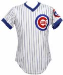 1981-82 Hector Cruz Gary Woods Chicago Cubs Game Worn Home Jersey (MEARS LOA)