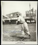 1934-97 Signed Buck Leonard Black and White Photo Homestead Grays Negro League 8" x 10" HOF (JSA)