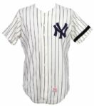 1977-79 Cliff Johnson George Scott New York Yankees Game Worn Home Jersey (MEARS A5)