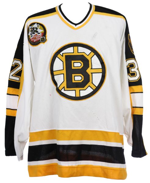 boston bruins game worn jersey