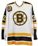 1995-96 Don Sweeney Boston Bruins Game Worn Road Jersey (MEARS LOA)