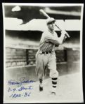 1922-87 Travis Jackson Signed Black and White Photo New York Giants HOF 8" x 10" (JSA)