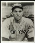 1928-93 Bill Dickey Signed Black and White Photo New York Yankees HOF 8" x 10" (JSA) 