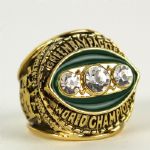 1968 Bart Starr Green Bay Packers High Quality Replica Super Bowl II Ring 