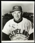 1928-05 Al Lopez Signed Black and White Photo Cleveland Indians Chicago White Sox HOF 8" x 10" (JSA) 