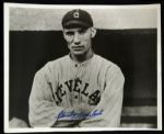 1916-84 Stan Coveleski Signed Black and White Photo Cleveland Indians 8" x 10" HOF (JSA)