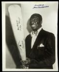 1922-91 James "Cool Papa" Bell signed Black and White Photo Negro League HOF 8" x 10" (JSA)