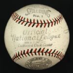 1930 New York Giants Team Signed ONL Heydler Baseball w/ 27 Signatures Including John McGraw, Mel Ott, Carl Hubbell & More (JSA)
