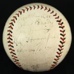 1930 New York Giants Team Signed ONL Heydler Baseball w/ 27 Signatures Including John McGraw, Mel Ott, Carl Hubbell & More (JSA)