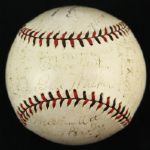 1930 New York Giants Team Signed ONL Heydler Baseball w/ 27 Signatures Including John McGraw, Mel Ott, Carl Hubbell & More (JSA)