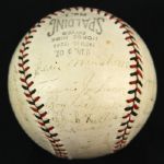 1930 New York Giants Team Signed ONL Heydler Baseball w/ 27 Signatures Including John McGraw, Mel Ott, Carl Hubbell & More (JSA)