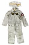 1960s Childrens Astronaut Space Commander Jumpsuit w/ Hat 