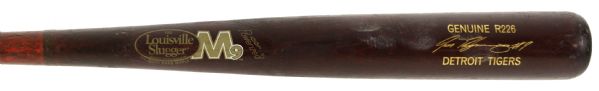 2004-08 Ivan Rodriguez Detroit Tigers Louisville Slugger Professional Model Game Used Bat (MEARS LOA)