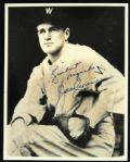 1928-84 Joe Cronin Signed Black and White Photo Washington Senators 8" x 10" (JSA)