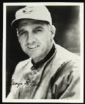 1927-84 George Kelly Signed Black and White Photo Cincinnati Reds HOF 8" x 10" (JSA)