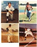 1950's-90's Hall of Fame Star Signed Baseball Photos - Lot of 32 Musial Schmidt Slaughter Jackson Yastrzemski Mize (JSA)