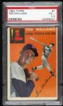 1954 Ted Williams Boston Red Sox Topps #1 Trading Card (PSA 3.5 VG+)