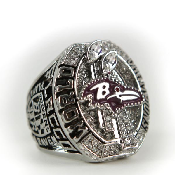 2012 Joe Flacco Baltimore Ravens High Quality Replica Super Bowl XLVII Ring 