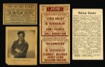 1930's-50's Movie Memorabilia Collection - Lot of 10 w/ Lobby Cards, Handbills & More