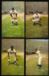 1958 Los Angeles Dodgers 3.5" x 5.5" Player Postcard Collection - Lot of 4