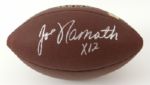 2000s Joe Namath New York Jets Signed Football HOF (JSA)