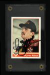 1992 Davey Allison Signed Traks Racing Trading Card (JSA)