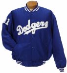 1993-98 Mike Piazza Los Angeles Dodgers Signed Game Worn Jacket (MEARS LOA/JSA)