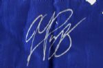 1993-98 Mike Piazza Los Angeles Dodgers Signed Game Worn Jacket (MEARS LOA/JSA)