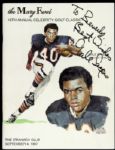 1970s-90s Signed Multi-Sport Lot of Six - Gale Sayers O.J. Simpson Floyd Patterson (JSA)