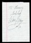 1970's-90's Signed Multi-Sport Lot of Six - Gale Sayers O.J. Simpson Floyd Patterson (JSA)