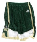 2001-02 LeBron James St. Vincent/St. Mary Fighting Irish Game Worn Basketball Uniform (MEARS LOA)