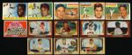 1953-62 Topps Bowman Baseball Cards - Lot of 48 Aaron Banks Koufax Robinson Ruth Kaline